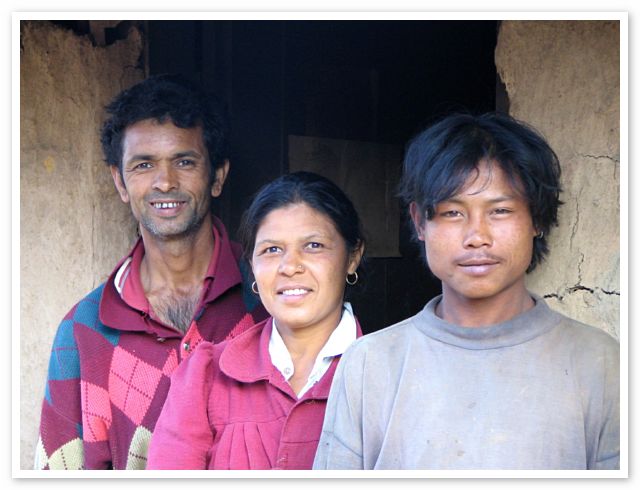 Nepalesisk familie